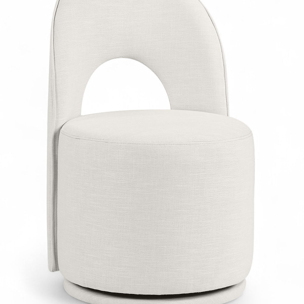 Cirelle - Linen Textured Performance Fabric Dining Chair (Set of 2)