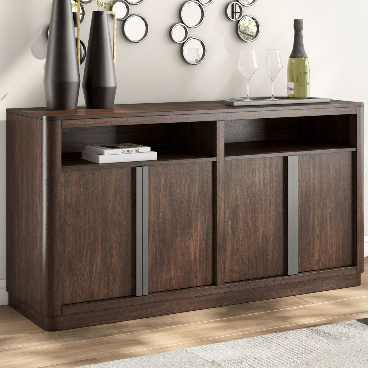 Dilenno - Dining Room Server - Dark Brown