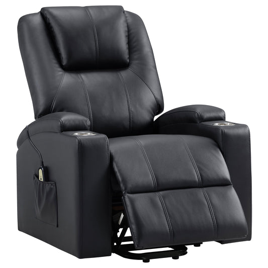 Armstrong - Upholstered Power Lift Massage Recliner