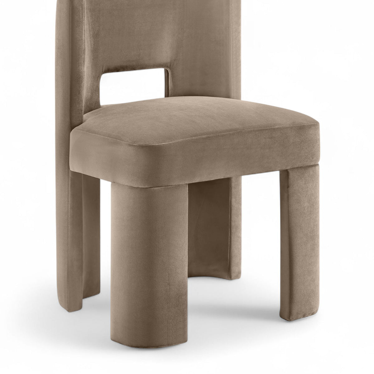 Zuno - Velvet Performance Fabric Upholstered Dining Chair (Set of 2)