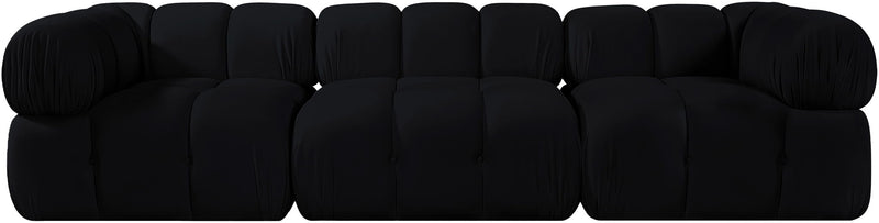Orin - Velvet Performance Fabric Upholstered 3 Piece Modular Sofa
