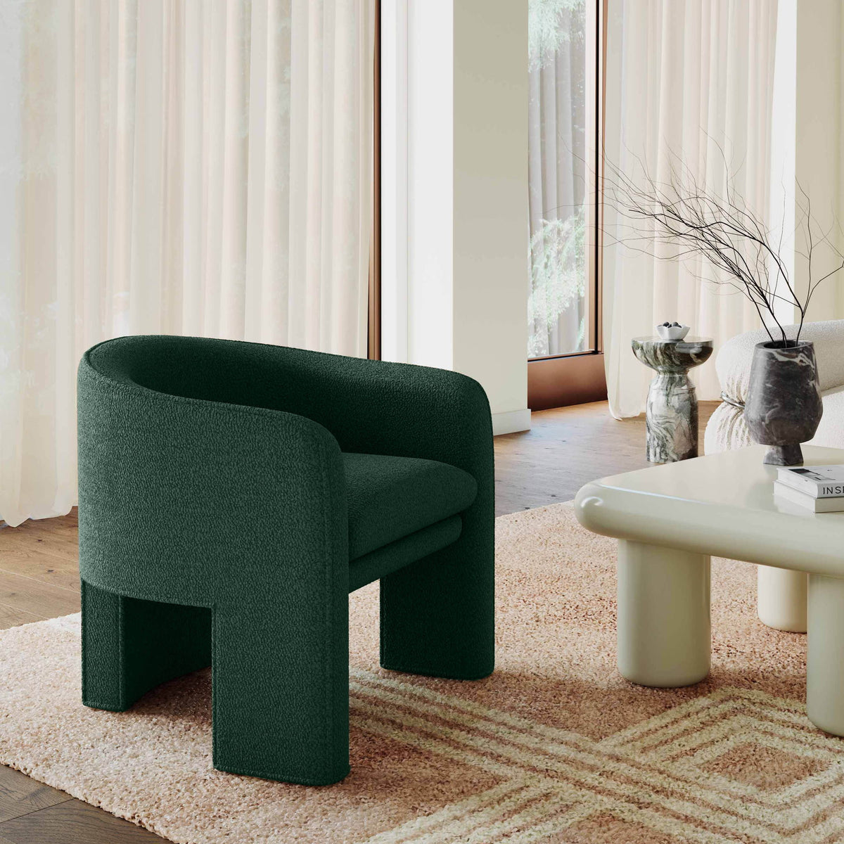 Marla - Velvet Accent Chair