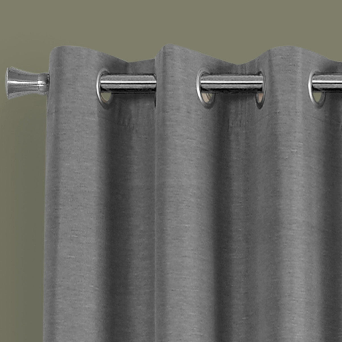 2 Pieces Set, Curtain Panel, Room Darkening, Grommet, Contemporary & Modern