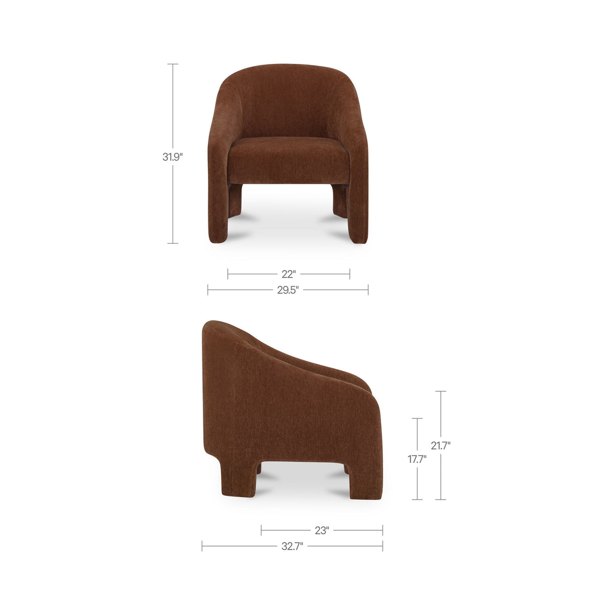 Tuva - Accent Chair - Toffee