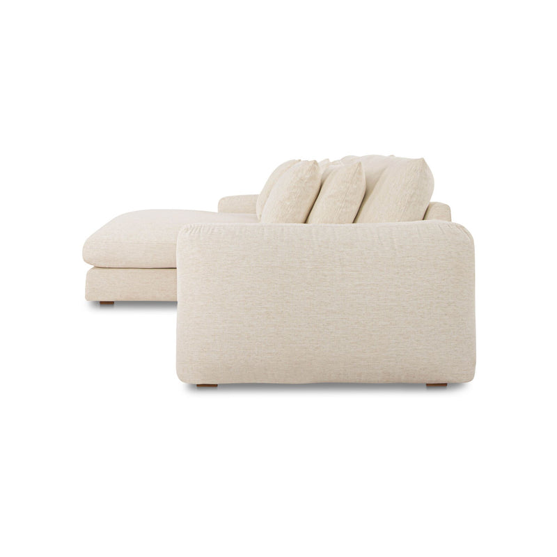Berga - Sectional Left Stationary Sofa - White