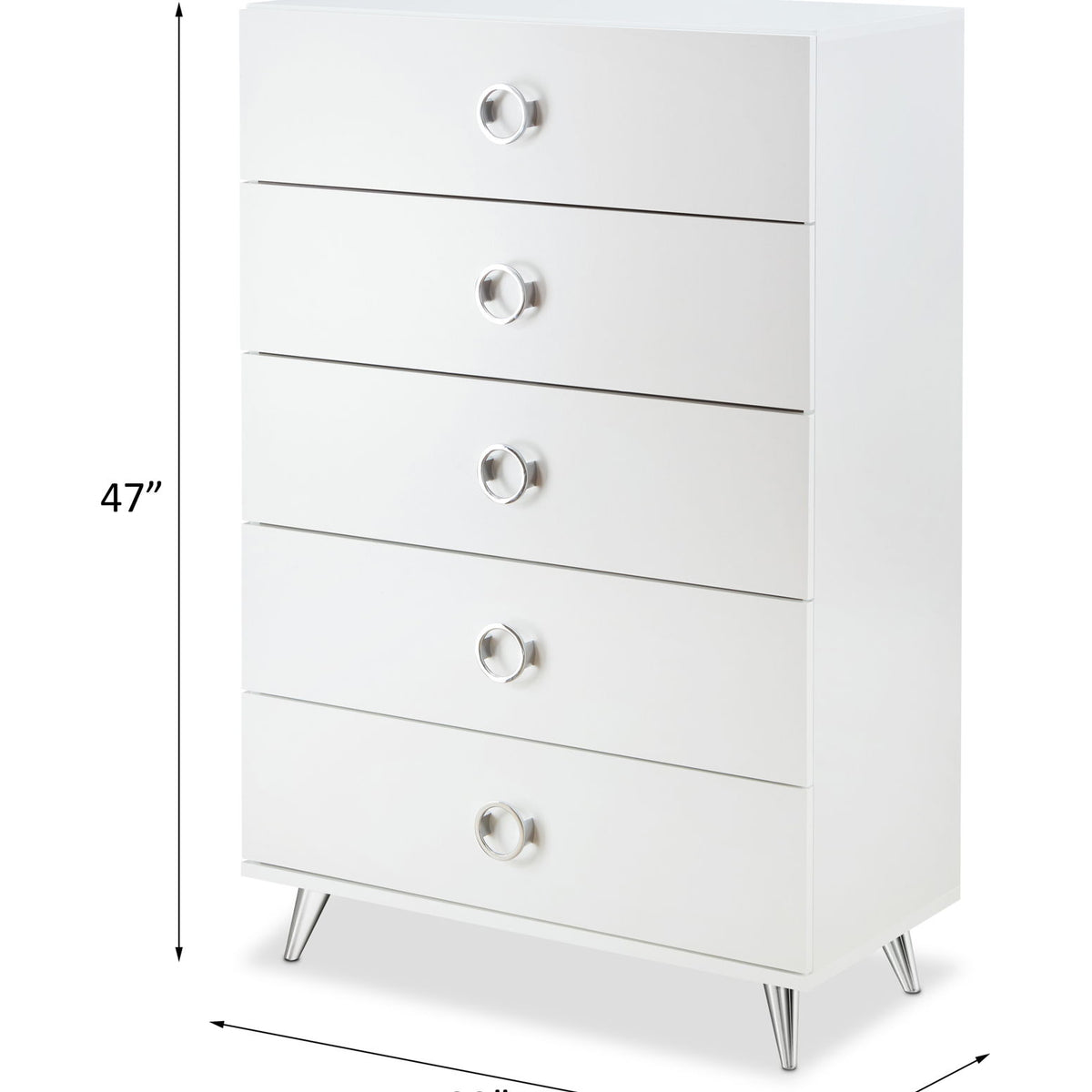 Elms - Chest - White