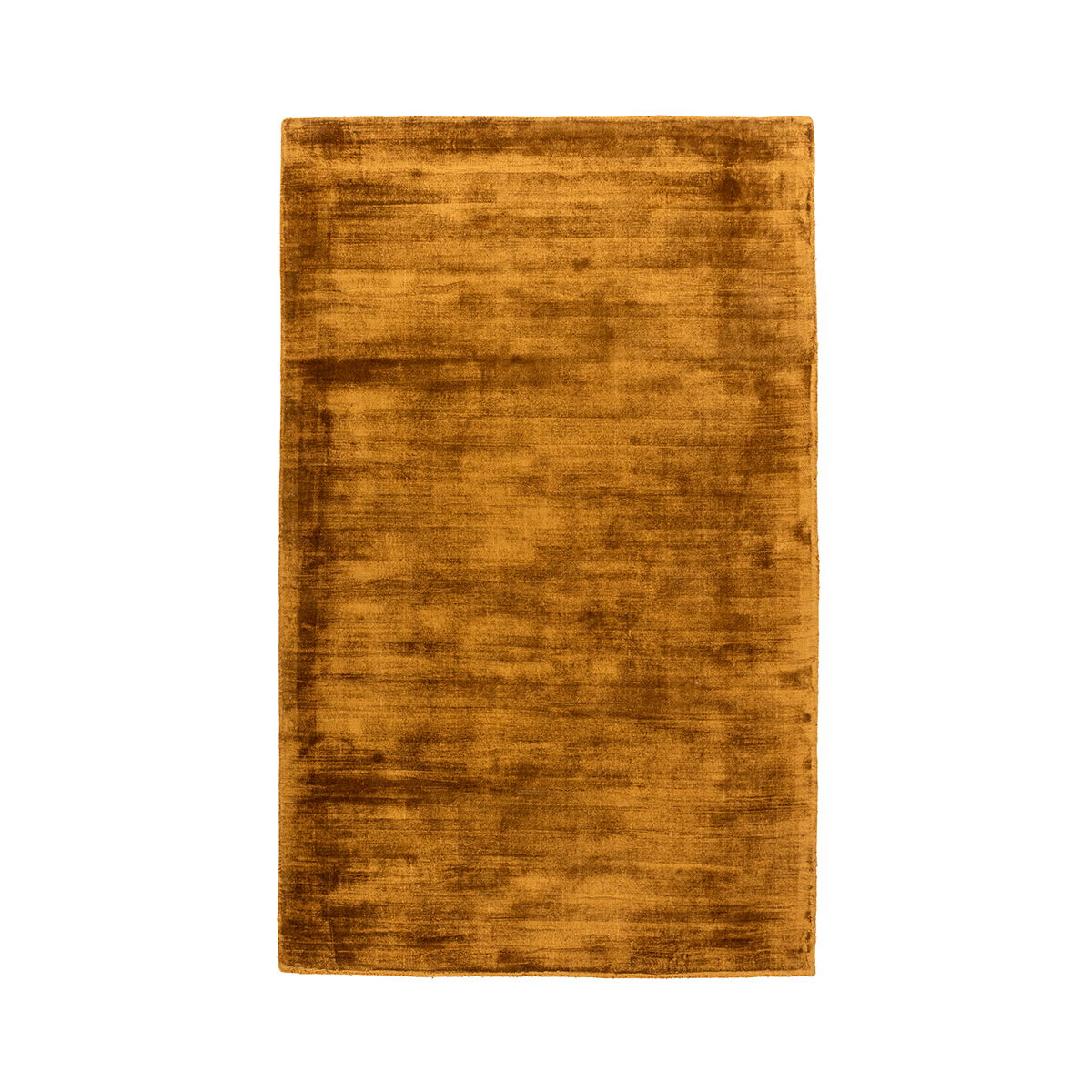 Berlin rug in warm tan with distressed mottling and flat weave finish.