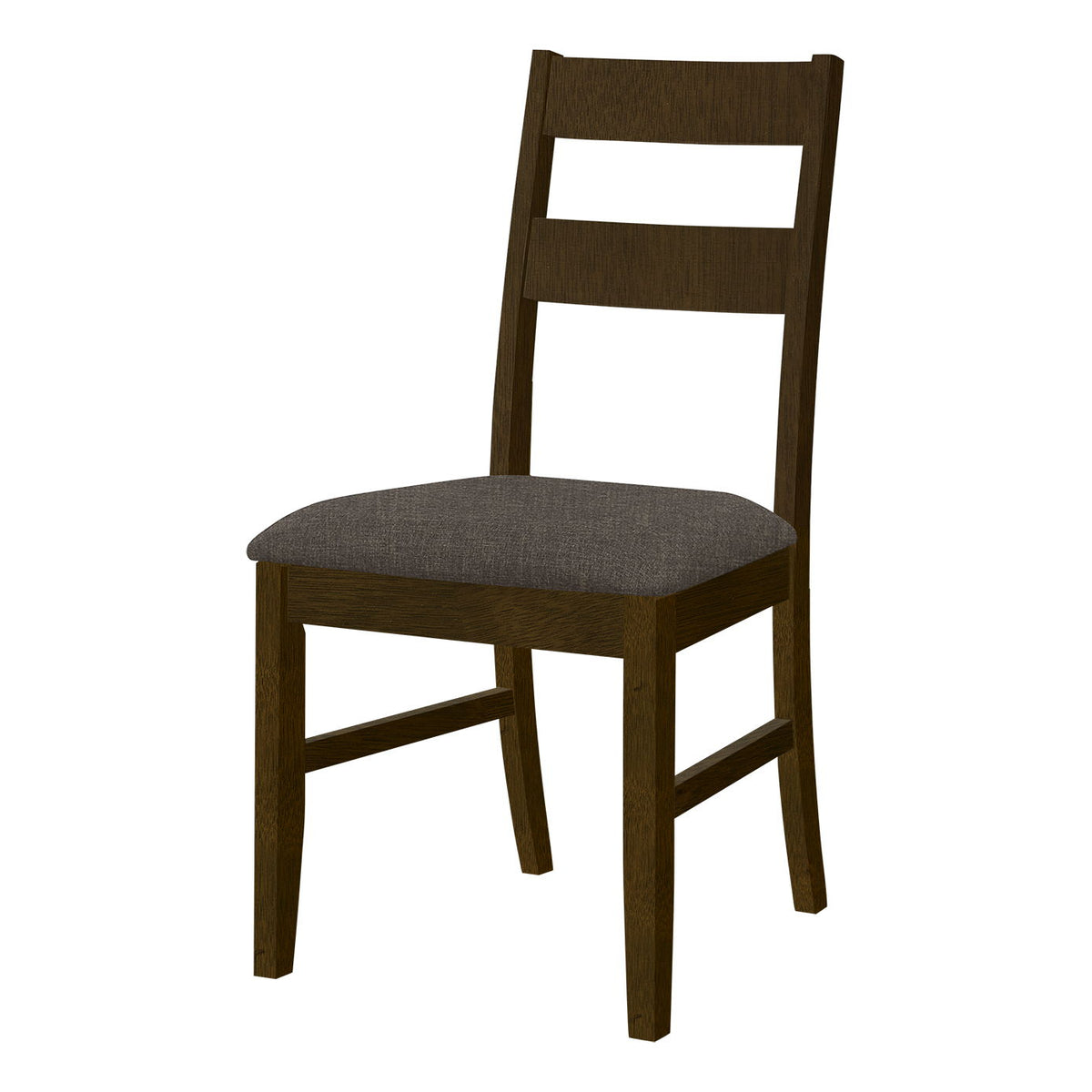 Dining Chair, Upholstered, Side, Dining Room, Transitional (Set of 2) - Brown