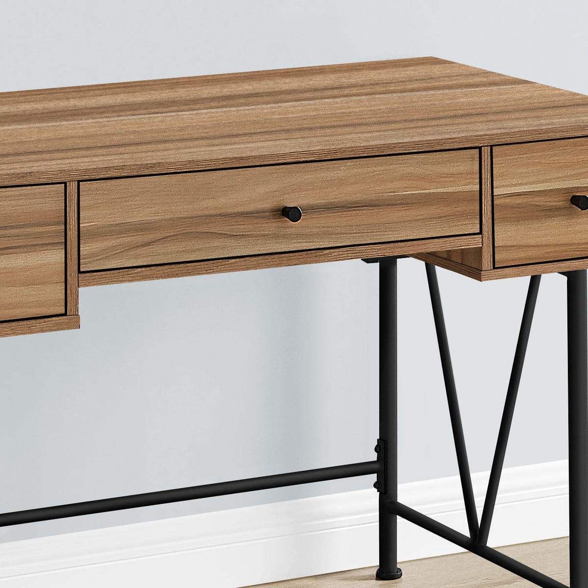 Computer Desk For Home Office, Stylish Design, Storage Drawers, Transitional