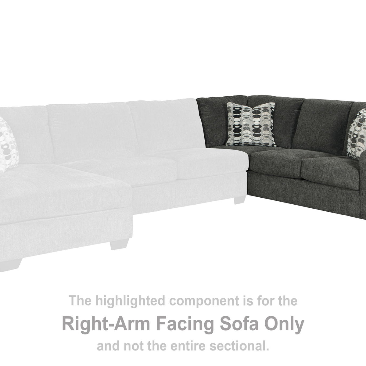 Ballinasloe - RAF Sofa - Smoke