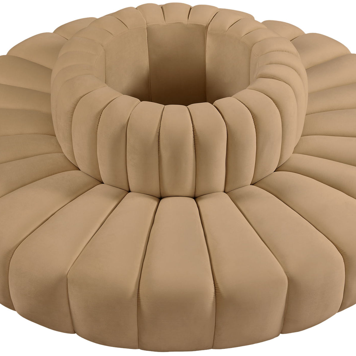 Arc - Velvet 8 Piece Round Modular Sofa
