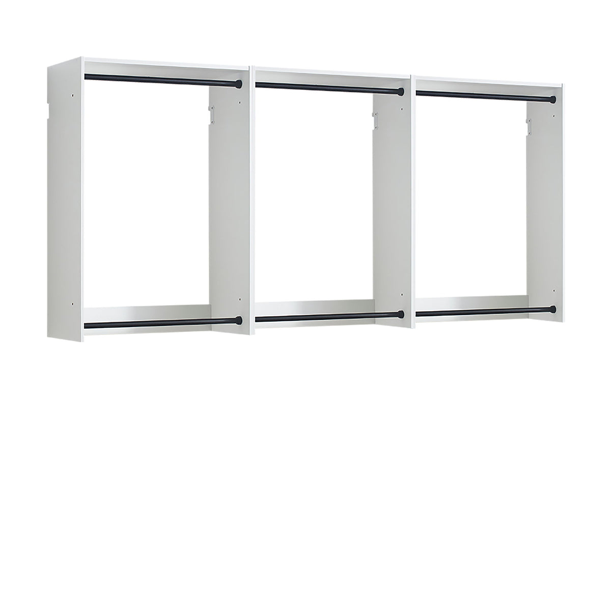 Devi - Wall Mounted Wood Closet System, Modular Units