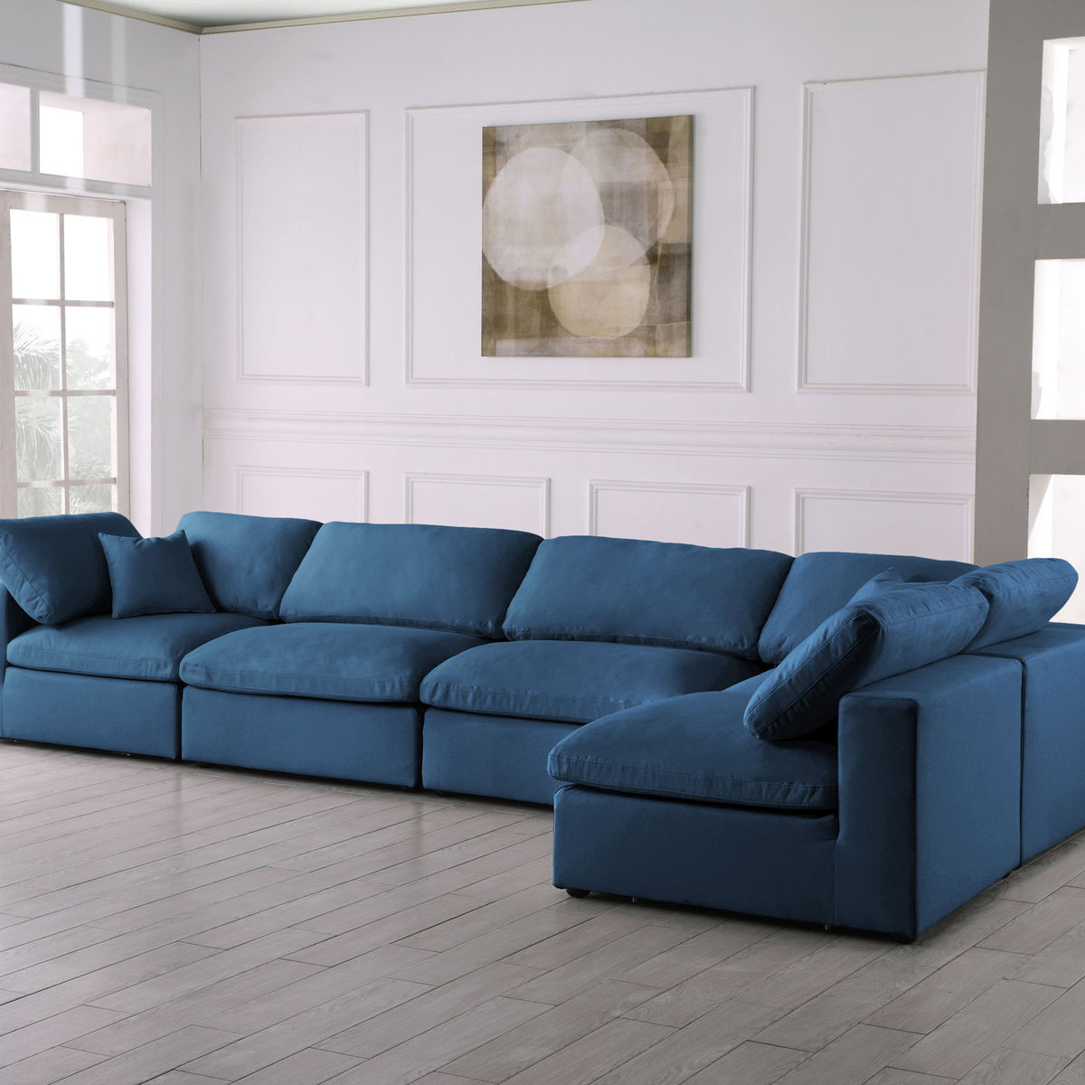 Plush - 5 Piece Modular Sectional