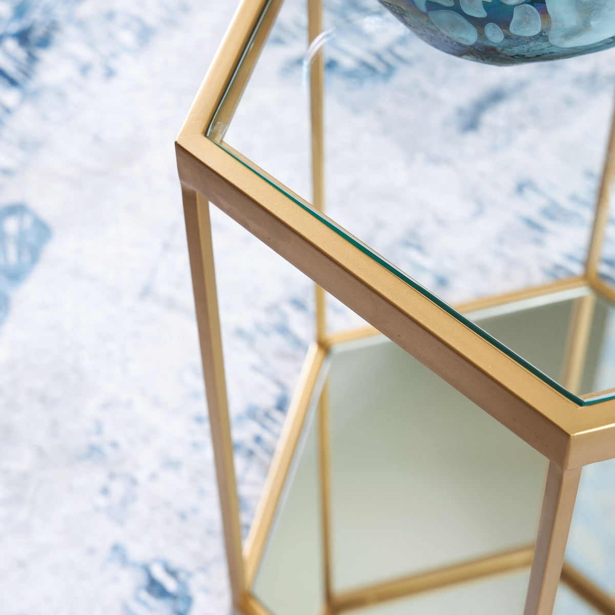 Veerwick - Gold Finish - Accent Cocktail Table
