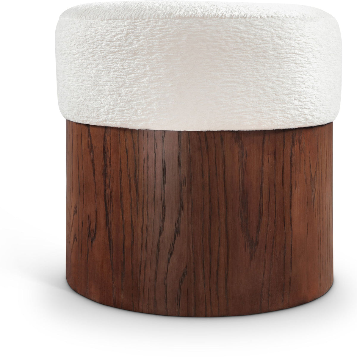 Nimes - Ottoman / Stool With Brown Base