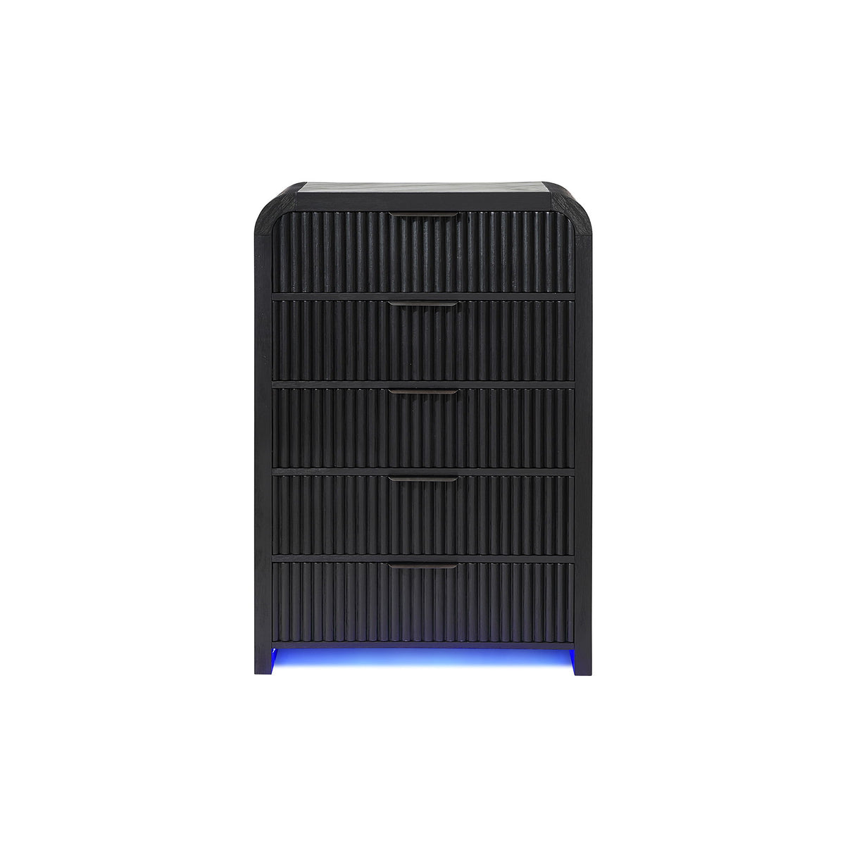 Beverly - Chest, LED Lighting - White / Black