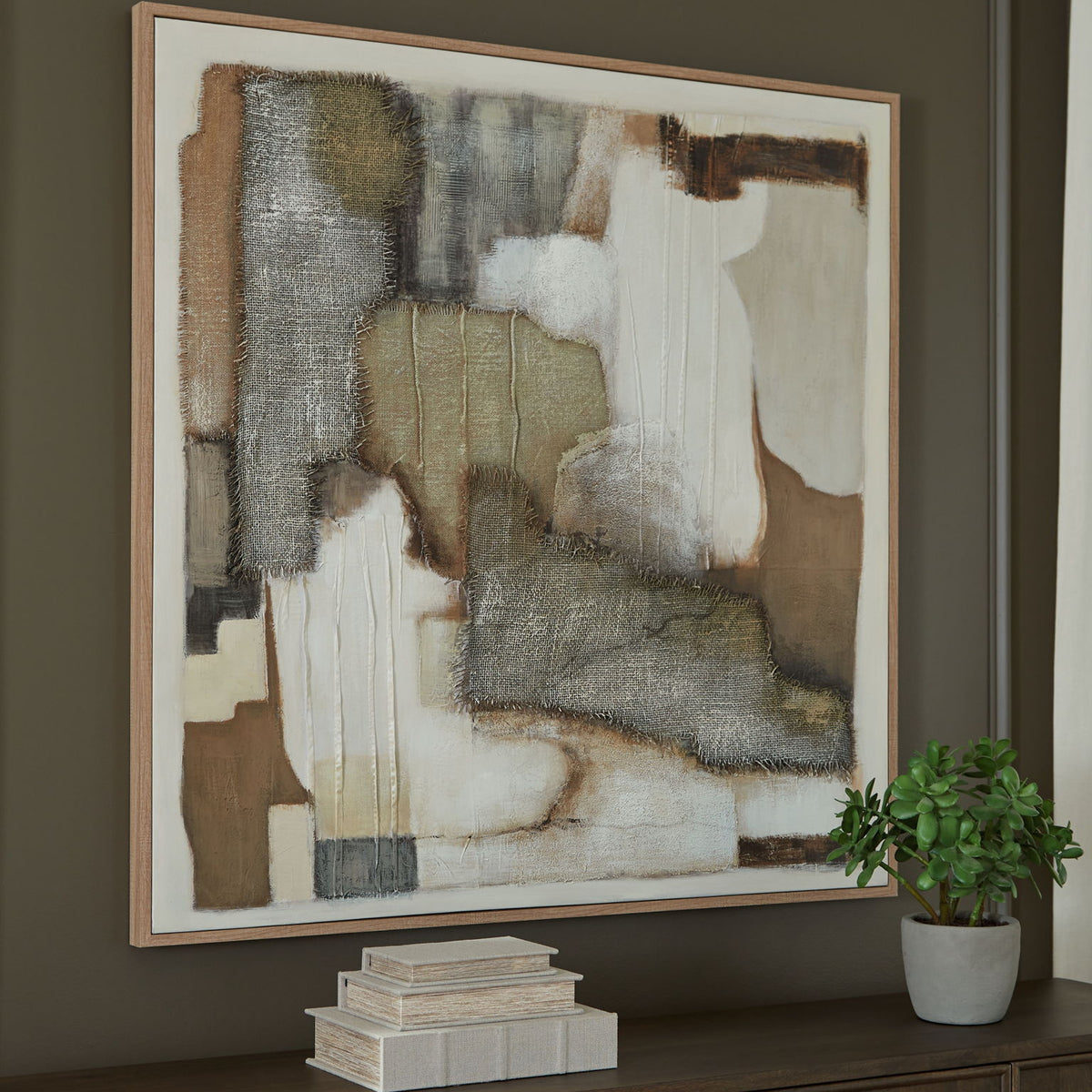 Wylander - Wall Art - Tan / Brown / Gray