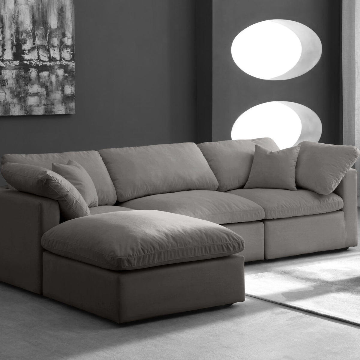 Plush - 4 Piece Modular Sectional