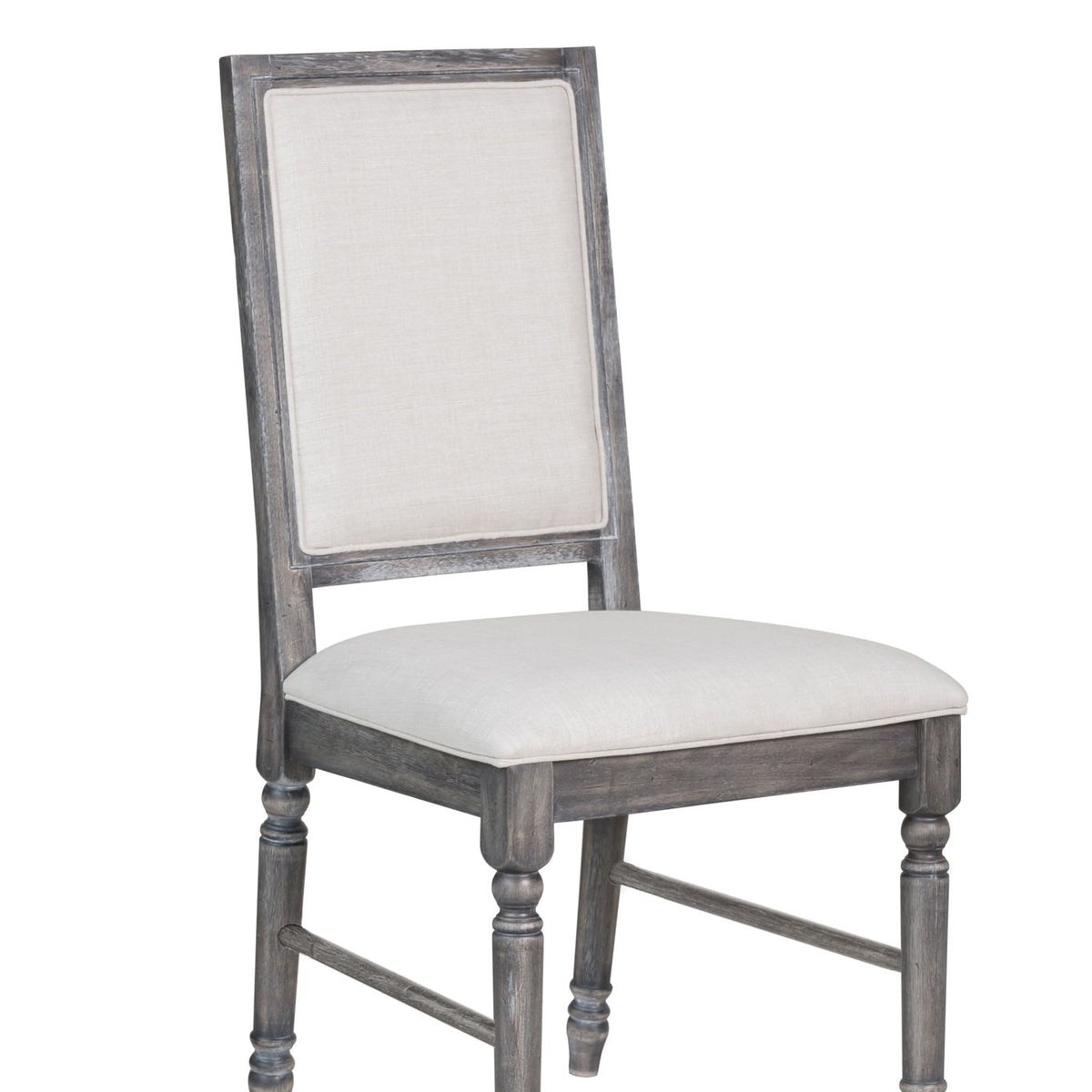 Leventis - Weathered Side Chair - Cream / Gray
