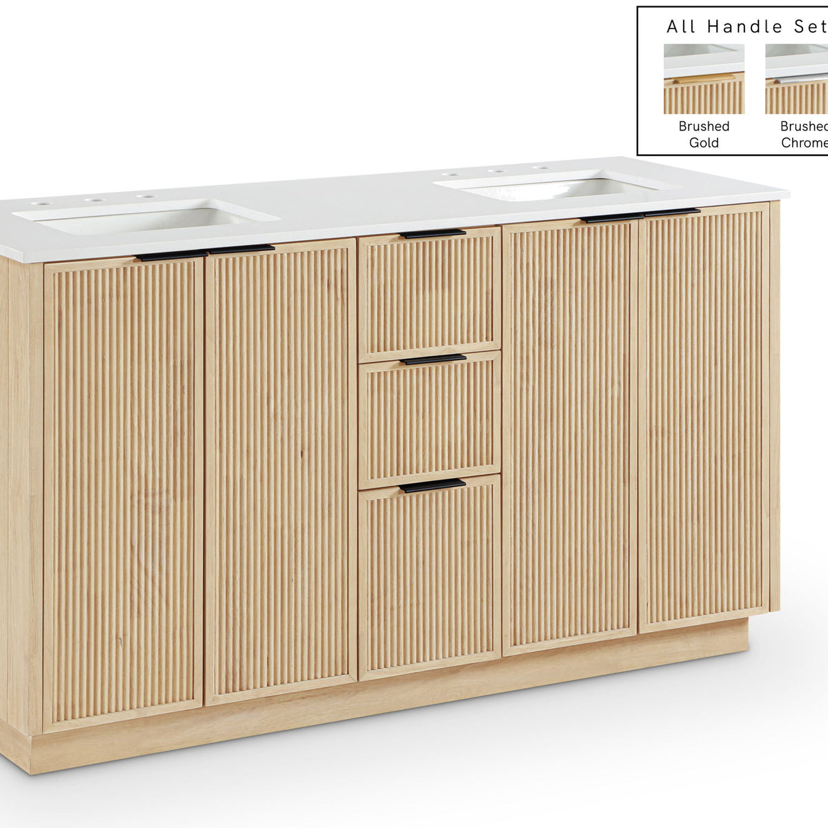 Willard - Engineered Stone And Solid Wood Bathroom Vanity