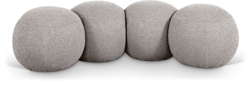 Apollo - Boucle Fabric Bench