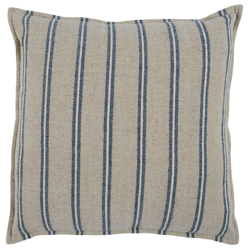 Delgada - 26" x 26" Pillow - Natural / Blue