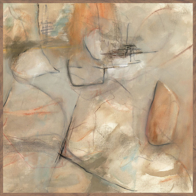 Ochre I - 48" x 48" Painting By Buddy Whitlock - Walnut