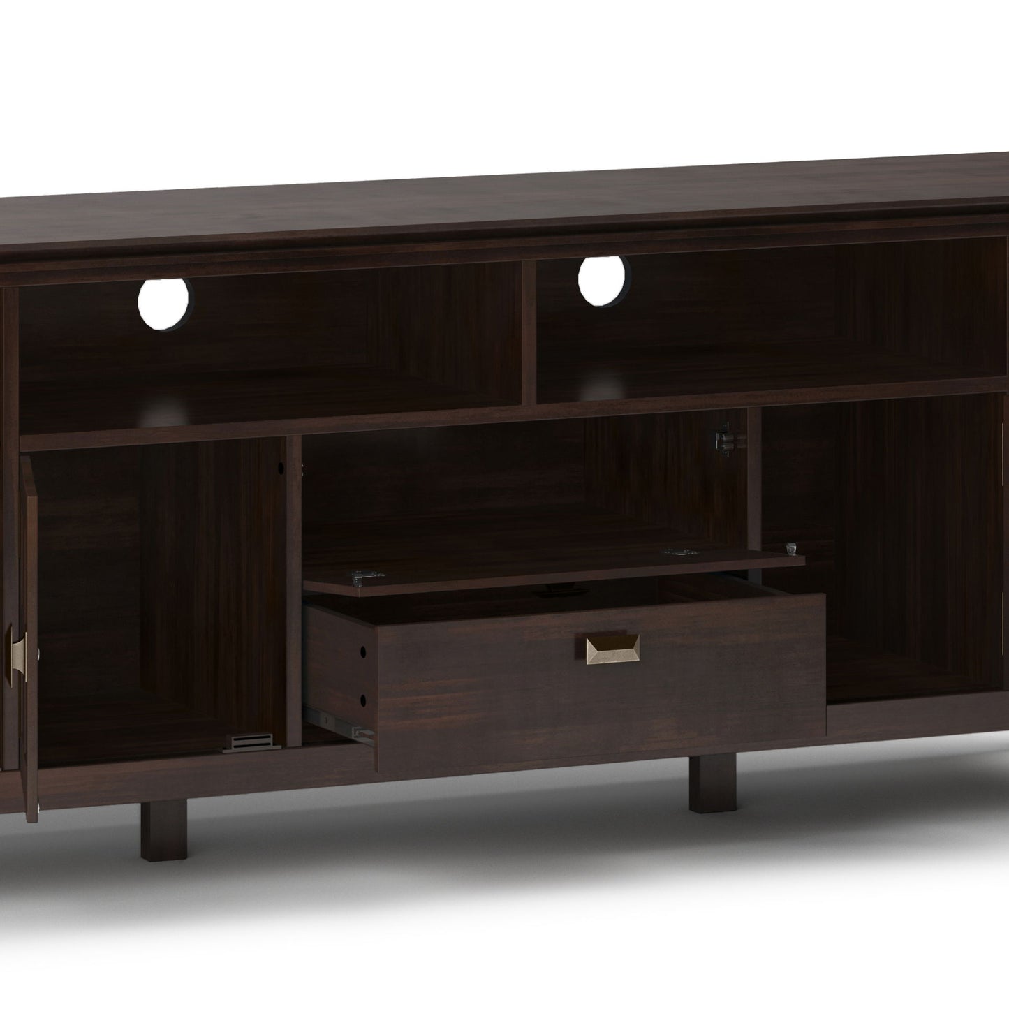 Artisan - TV Media Stand - Tobacco Brown