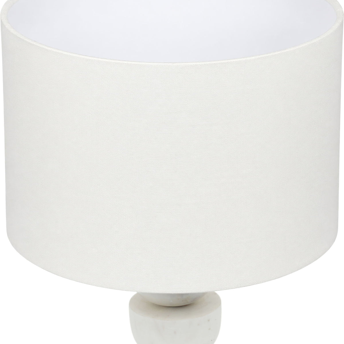Opus - Linen Textured Fabric And Brass Table Lamp