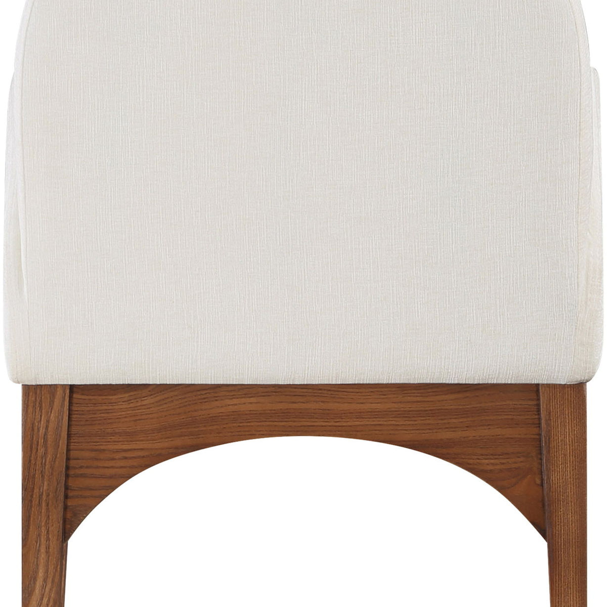 Waldorf - Chenille Dining Arm Chair With Brown Legs