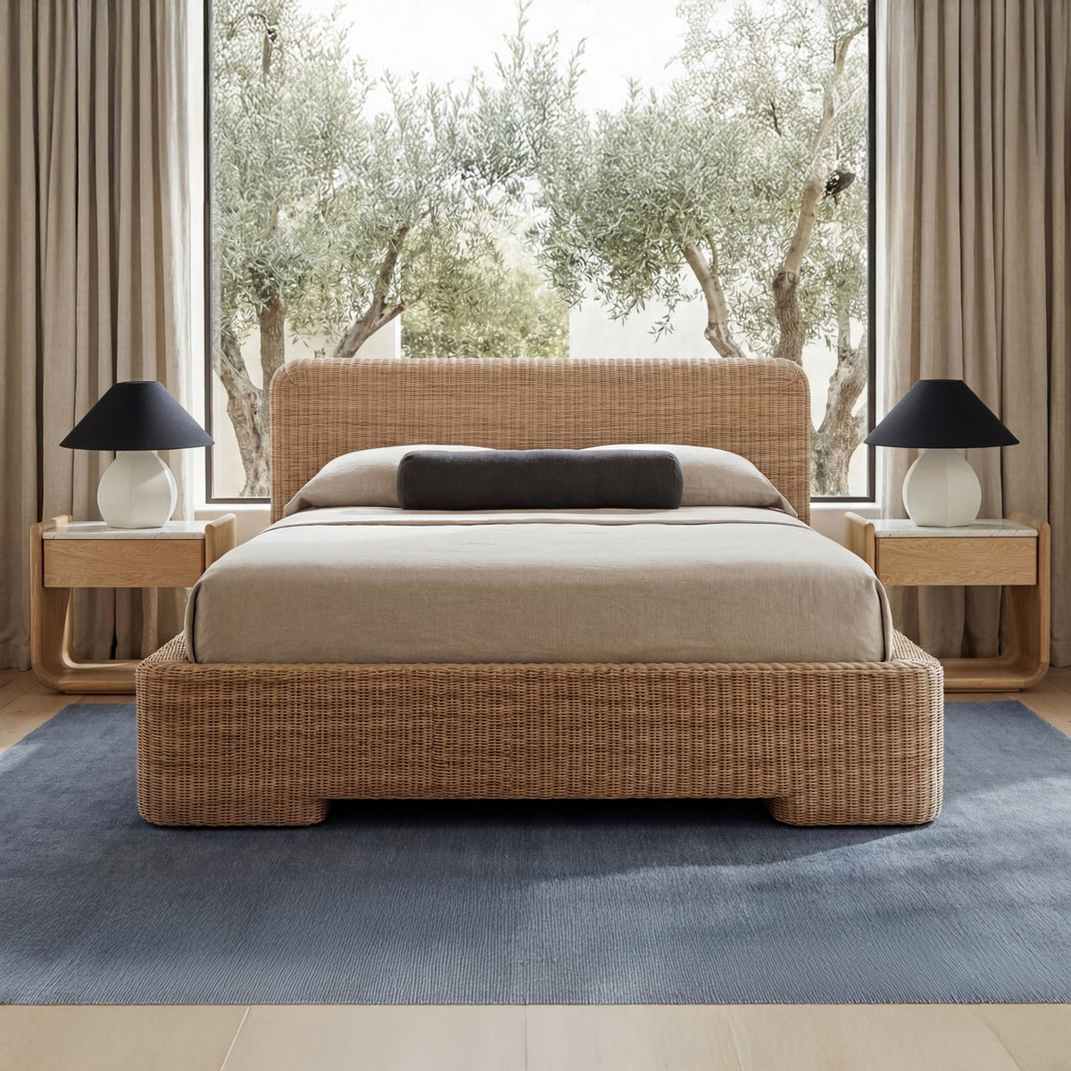 Claudia - Bed King - Natural