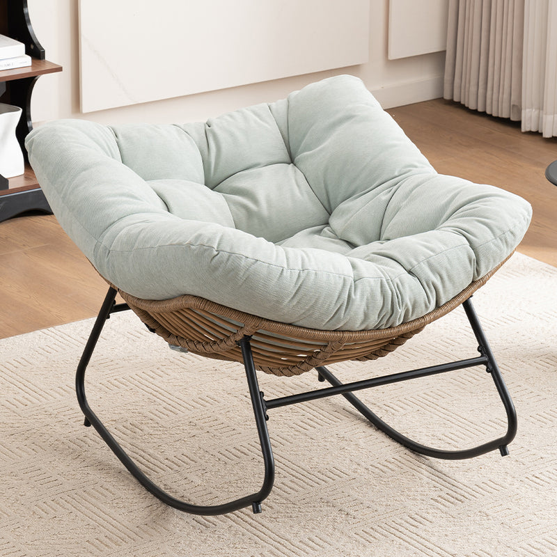 Modern Chenille Rocking Chair - Chenille