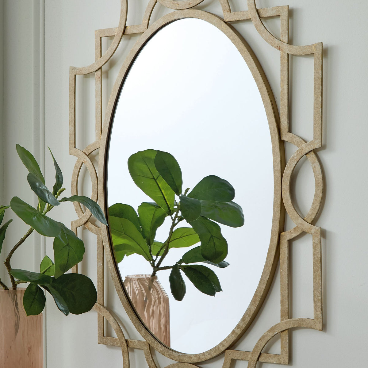 Fulkmore - Antique Gold Finish - Accent Mirror
