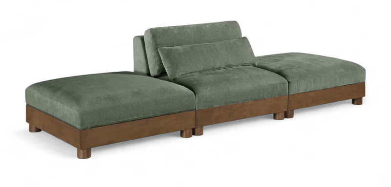 Turin - 3 Piece Fabric Upholstered Modular Sofa