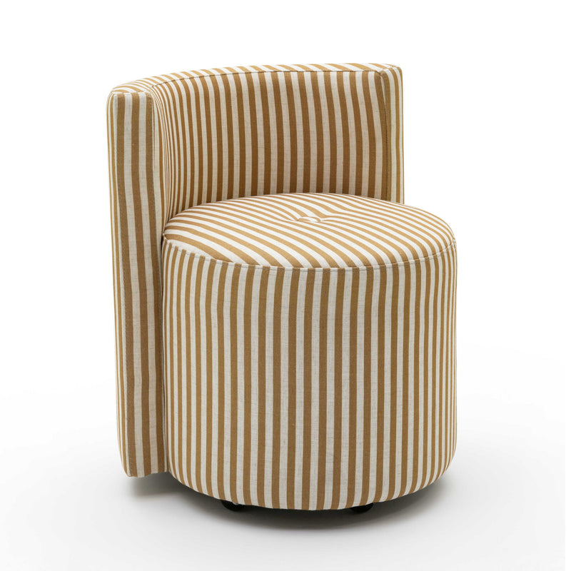 Alyssa - Striped Rolling Desk Chair