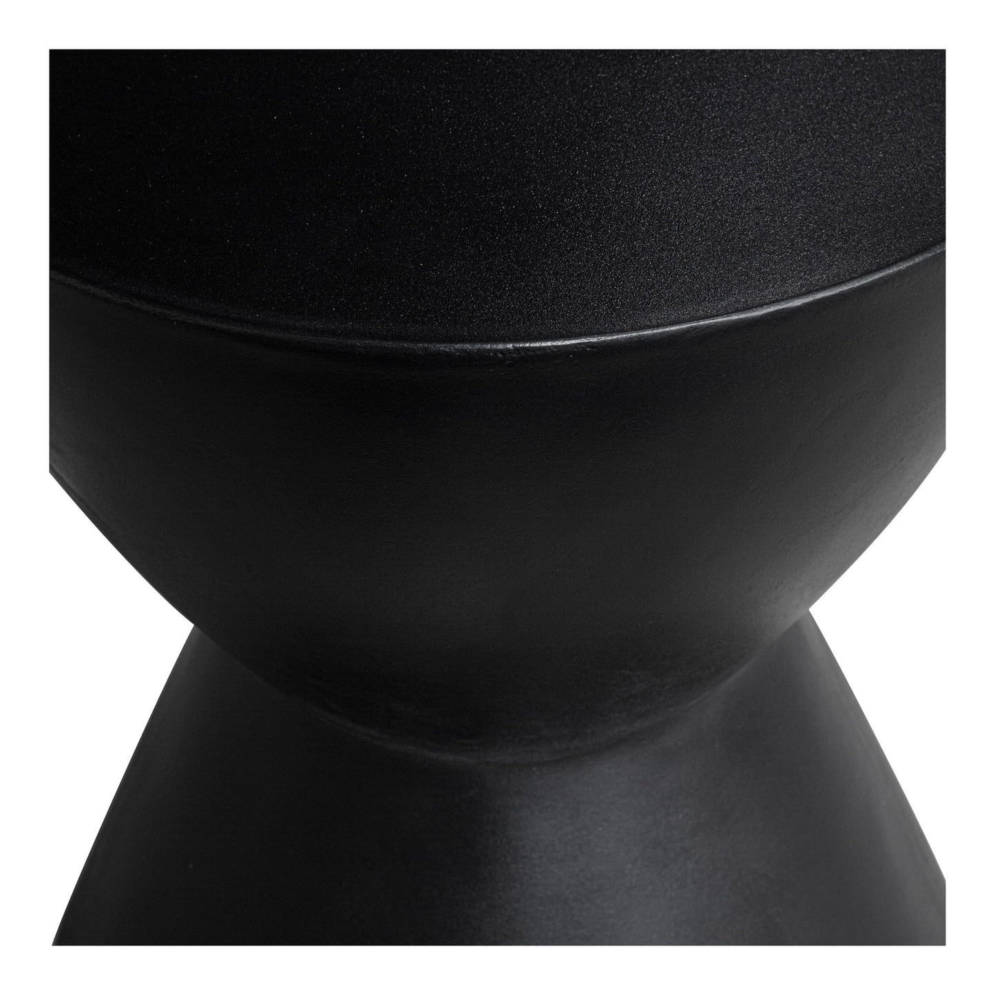 Hourglass - Outdoor Stool - Black