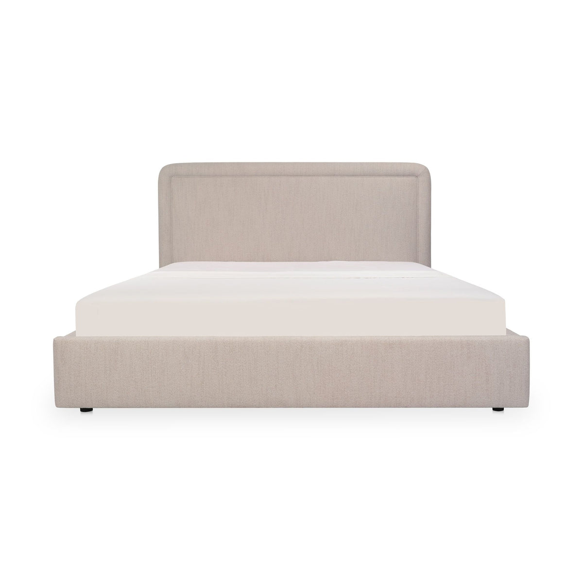 Simon - Queen Storage Bed - Flecked Beige