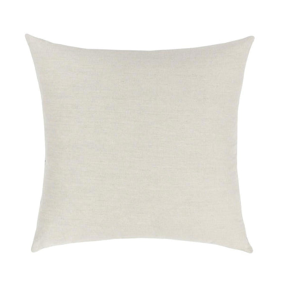 Square 22x22" solid light-beige throw pillow with clean, tailored edges