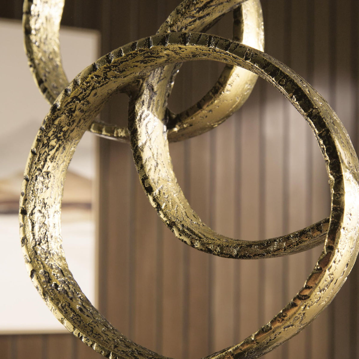 Wellcott - Sculpture - Gold Finish / Black