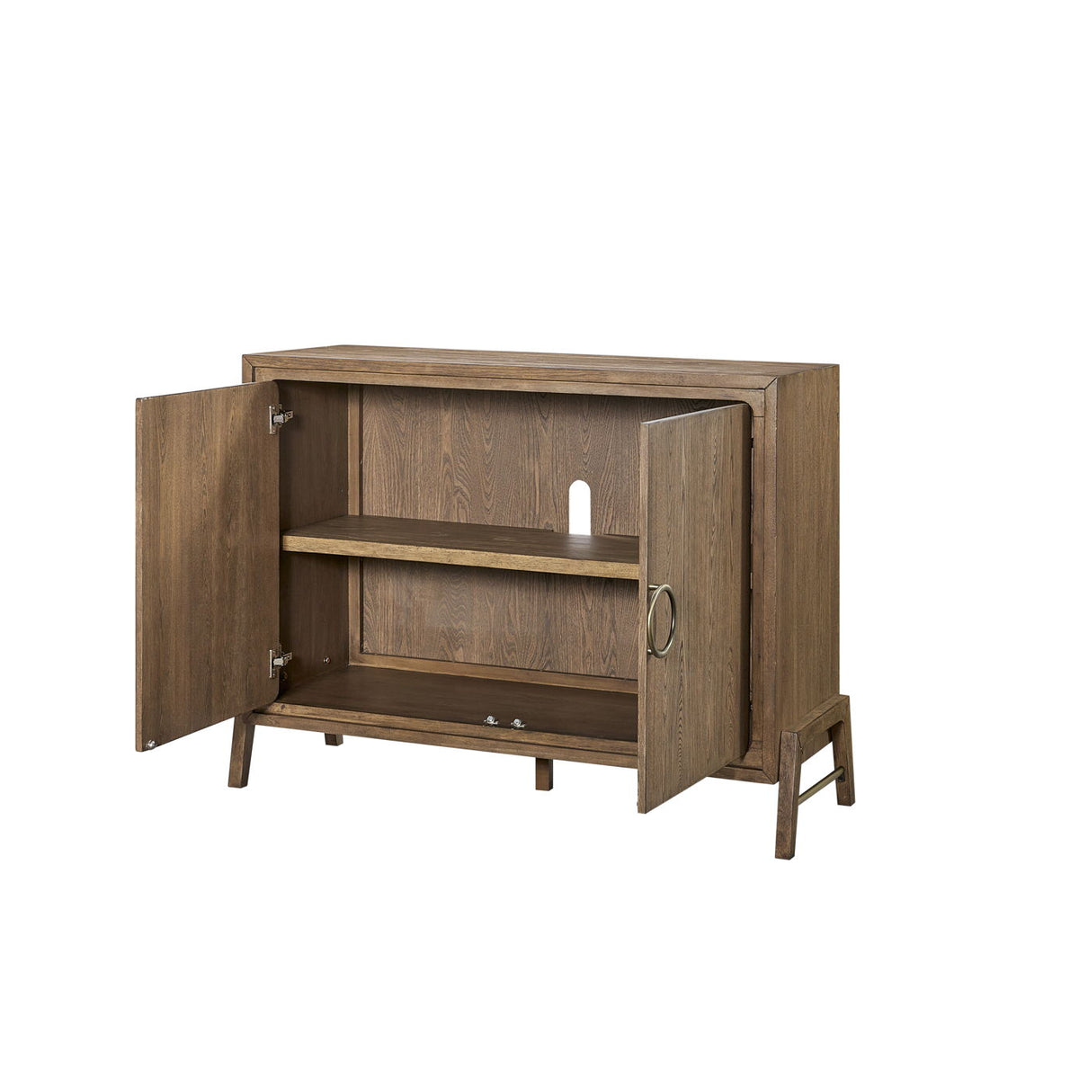 Two Door Server - Light Brown