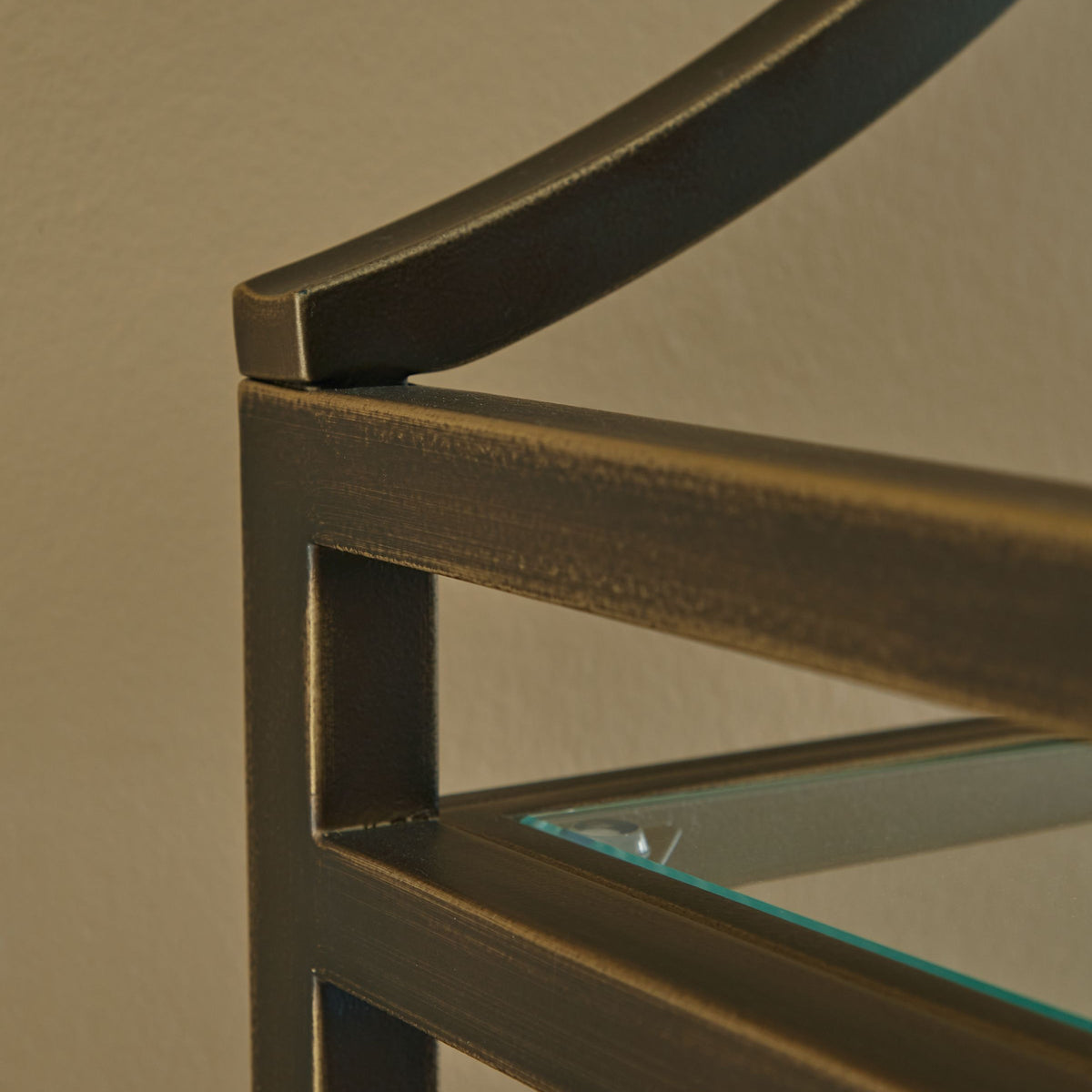 Bernonly - Antique Bronze Finish - Bookcase