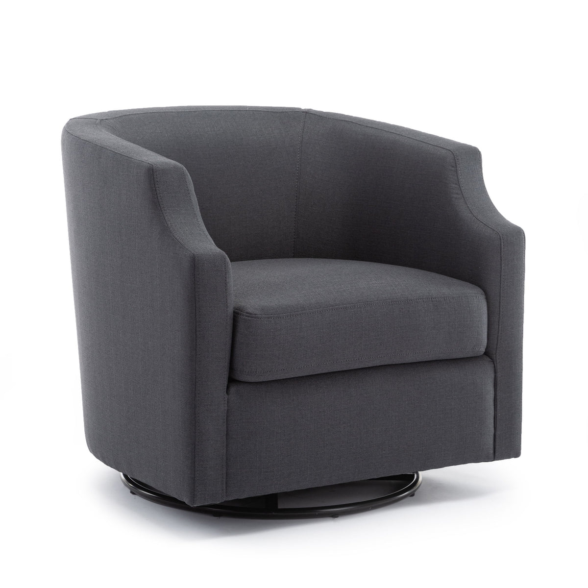 Isabelle - Swivel Glider Barrel Chair