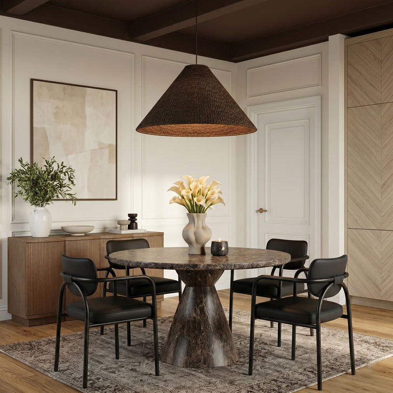 Serava - Vegan Leather Upholstered Dining Chair (Set of 2)