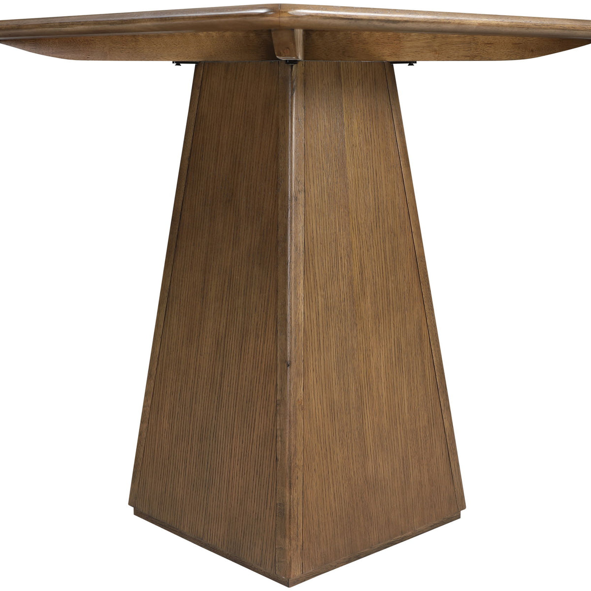 Atrium - Glass Top And Wood Base Dining Table