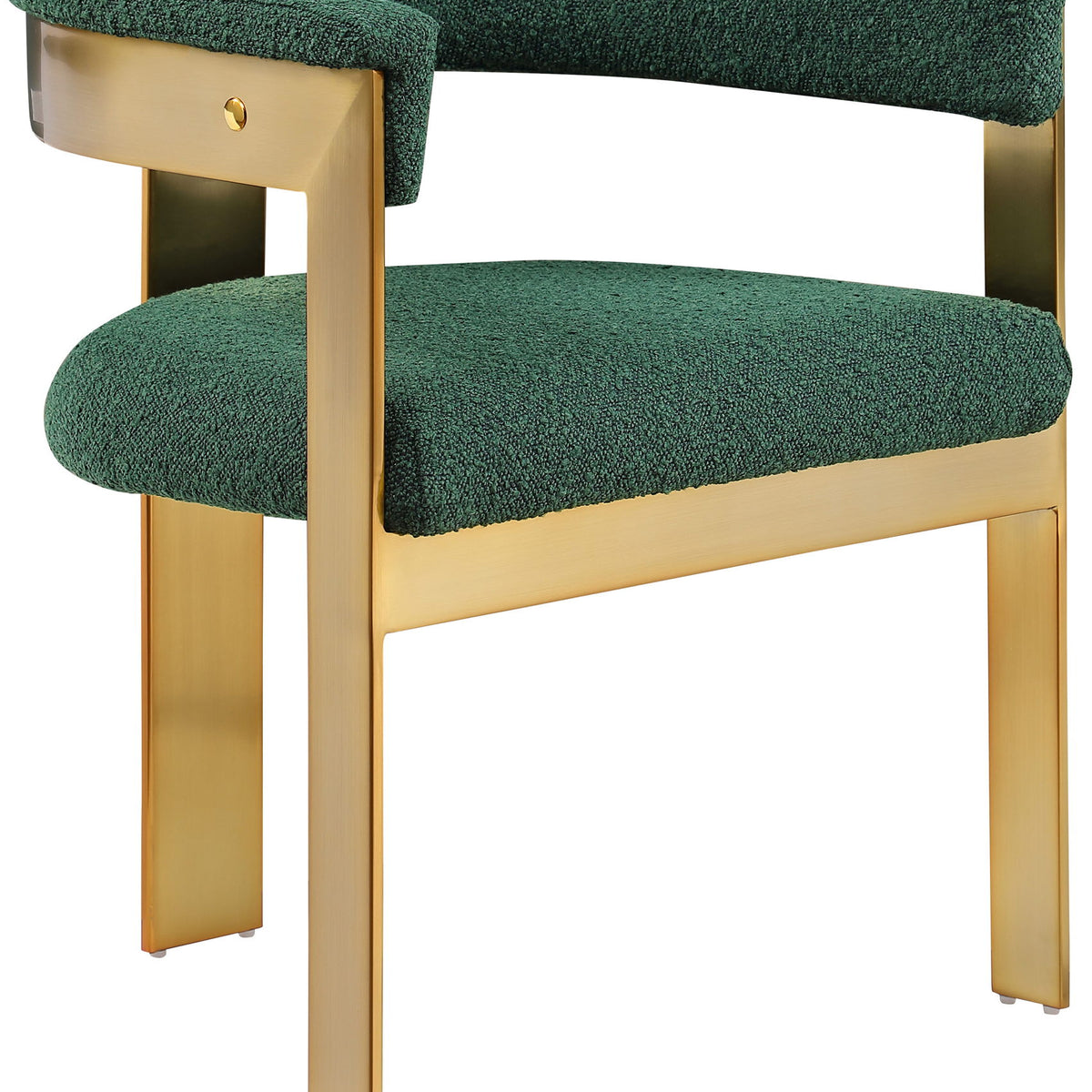 Romeo - Boucle Dining Chair With Gold Base (Set of 2)