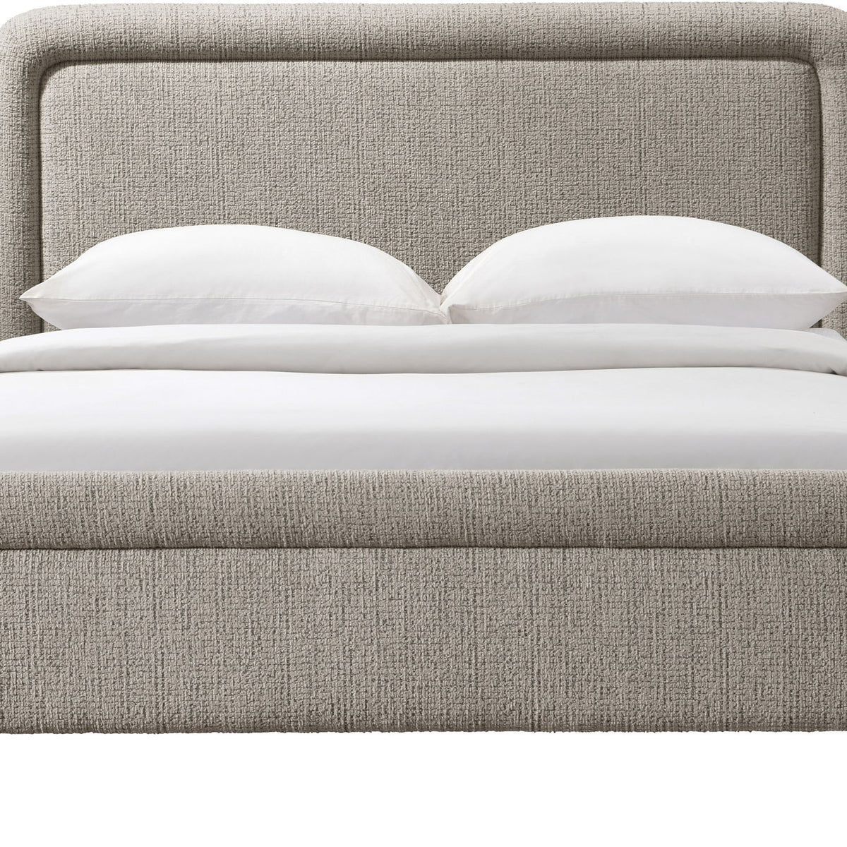 Baylor - Fabric With Interwoven Chenille Upholstered Bed