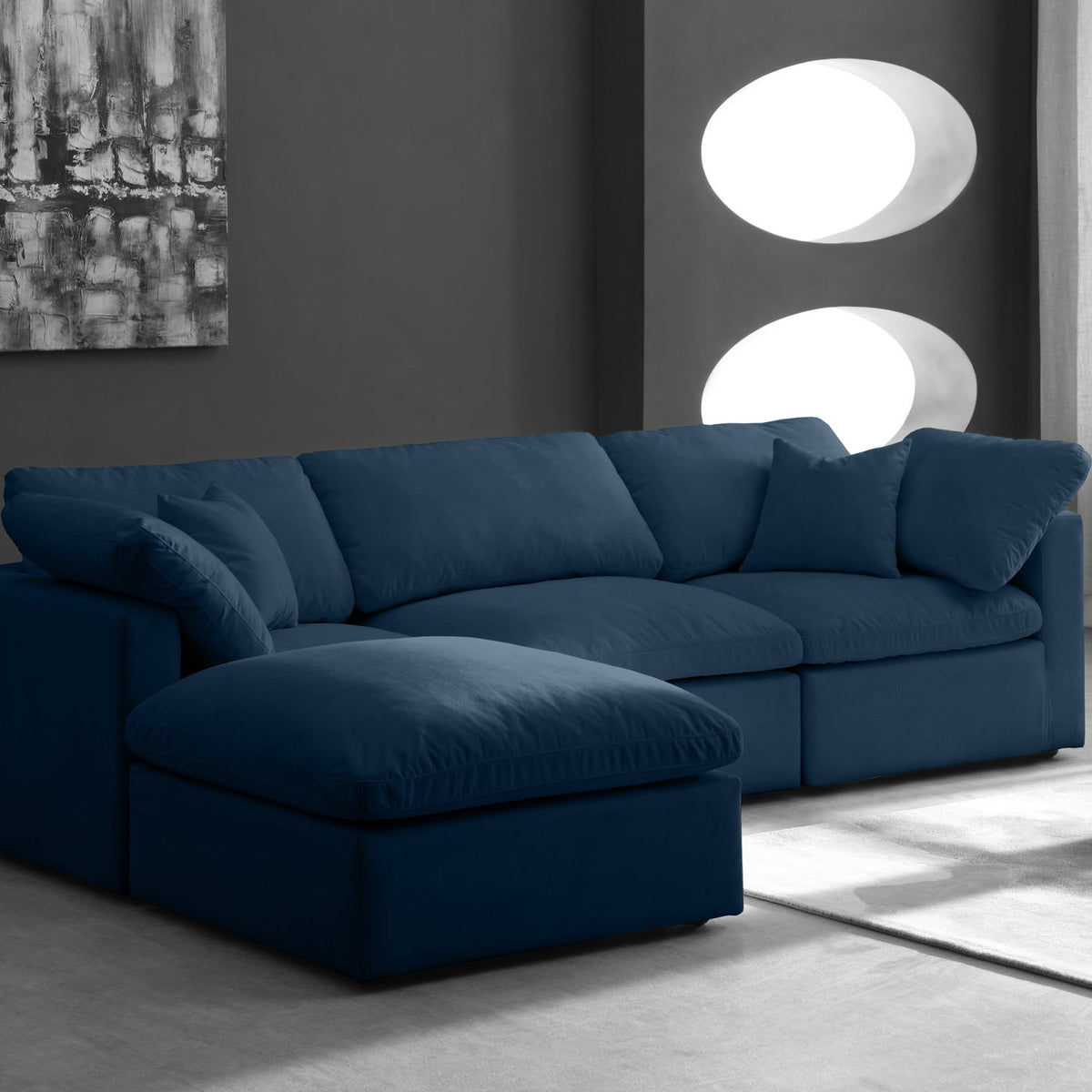 Plush - 4 Piece Modular Sectional