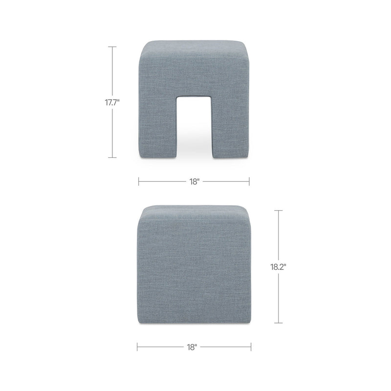 Aidy - Stool - Light Blue