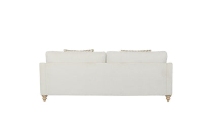 Sofa Single Reverable Cushion With 2 Pillows - Off White