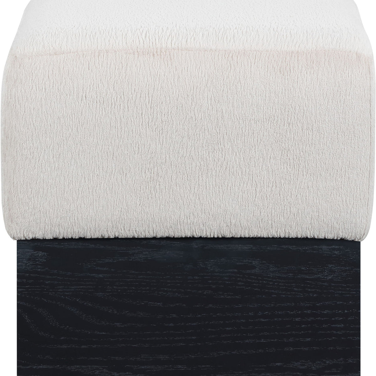 Havre - Ottoman / Stool With Black Base